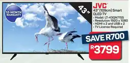 Pick n Pay Hypermarket JVC 43" 109cm Smart QLED TV offer