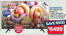 Pick n Pay Hypermarket SKYWORTH 55" 140cm UHD Google TV offer