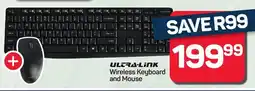 Pick n Pay Hypermarket Ultra-link Wireless Keyboard and Mouse offer