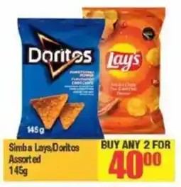 Big Save Simba Lays/ Doritos Assorted offer