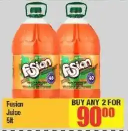 Big Save Fusion Juice offer