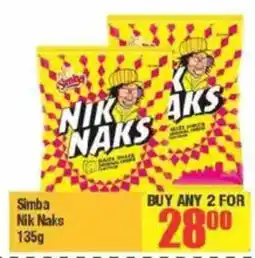 Big Save Simba Nik Naks offer