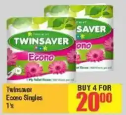 Big Save Twinsaver Econo Singles offer