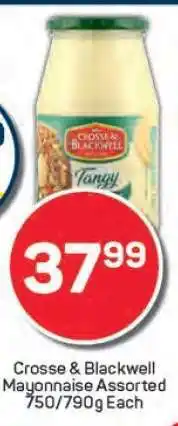 Pick n Pay Crosse & Blackwell Mayonnaise Assorted offer