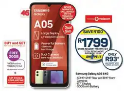 Pick n Pay Samsung Galaxy A05 64G offer