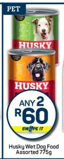 Pick n Pay Husky Wet Dog Food Assorted 775g offer