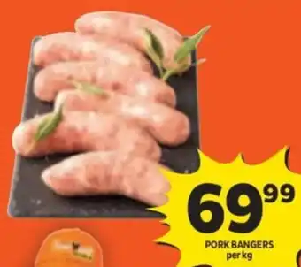 Shoprite Pork bangers offer