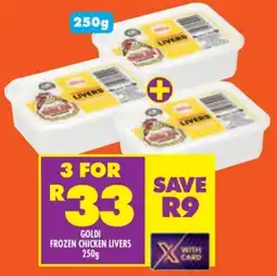 Shoprite Goldi frozen chicken livers offer