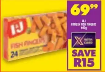 Shoprite I&J frozen fish fingers offer