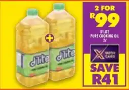 Shoprite D'lite pure cooking oil offer