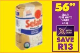 Shoprite Selati pure white sugar offer