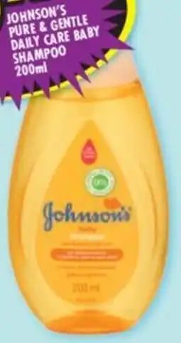 Shoprite Johnson's pure & gentle daily care baby shampoo offer