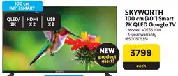 Makro SKYWORTH 100 cm 40" Smart 2K QLED Google TV offer