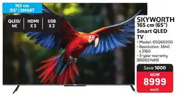 Makro SKYWORTH 165 cm 65" Smart QLED TV offer