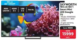 Makro SKYWORTH 165 cm 65" Smart Mini LED Google TV offer