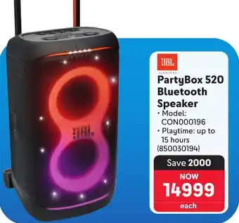 Makro JBL PartyBox 520 Bluetooth Speaker offer