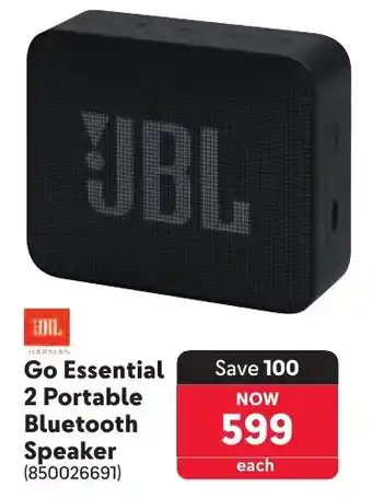 Makro JBL Go Essential 2 Portable Bluetooth Speaker offer