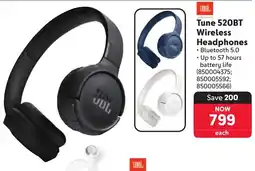 Makro JBL Tune 520BT Wireless Headphones offer