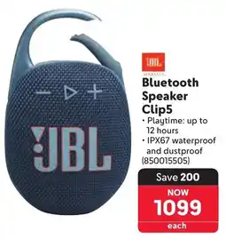 Makro JBL Bluetooth Speaker Clip5 offer