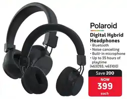 Makro Polaroid Digital Hybrid Headphones offer