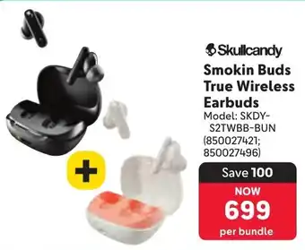 Makro Skullcandy Smokin Buds True Wireless Earbuds offer
