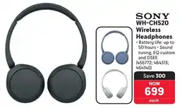 Makro SONY WH-CH520 Wireless Headphones offer