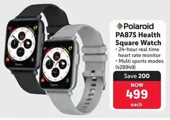 Makro Polaroid PA87S Health Square Watch offer