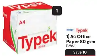 Makro Typek A4 Office Paper 80 gsm offer