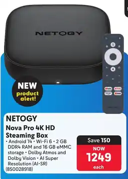 Makro NETOGY Nova Pro 4K HD Steaming Box offer
