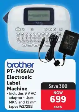 Makro Brother PT-M95AD Electronic Label Machine offer