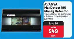 Makro Avansa MaxDetect 190 Money Detector offer