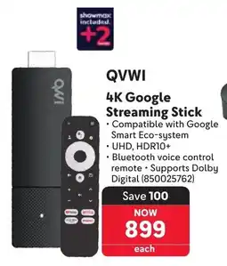 Makro QVWI 4K Google Streaming Stick offer