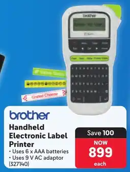 Makro Brother Handheld Electronic Label Printer offer