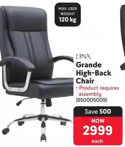 Makro LINX Grande High-Back Chair offer