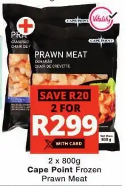 Checkers Cape Point Frozen Prawn Meat offer