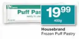 Checkers Housebrand Frozen Puff Pastry offer
