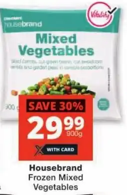 Checkers Housebrand Frozen Mixed Vegetables offer