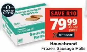 Checkers Housebrand Frozen Sausage Rolls offer