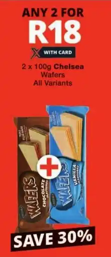Checkers Chelsea Wafers All Variants offer