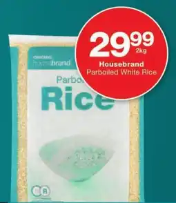 Checkers Housebrand Parboiled White Rice offer