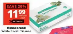 Checkers Housebrand White Facial Tissues offer