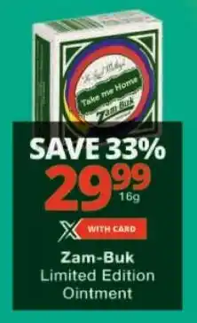 Checkers Zam-Buk Limited Edition Ointment offer