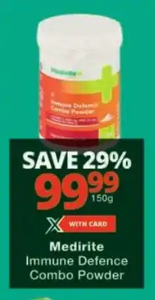 Checkers Medirite Immune Defence Combo Powder offer