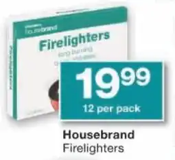 Checkers Housebrand Firelighters offer