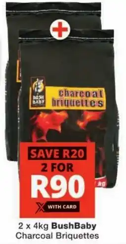 Checkers BushBaby Charcoal Briquettes offer