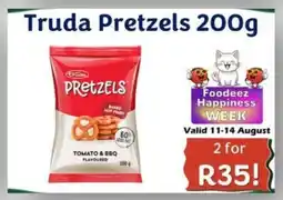 Foodeez Truda Pretzels offer
