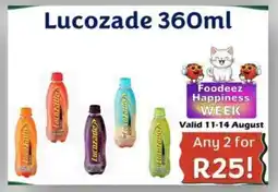 Foodeez Lucozade offer