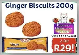 Foodeez Ginger Biscuits offer