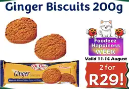 Foodeez De Vries Ginger Biscuits offer