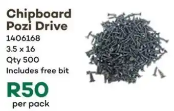 Timbercity Chipboard Pozi Drive offer